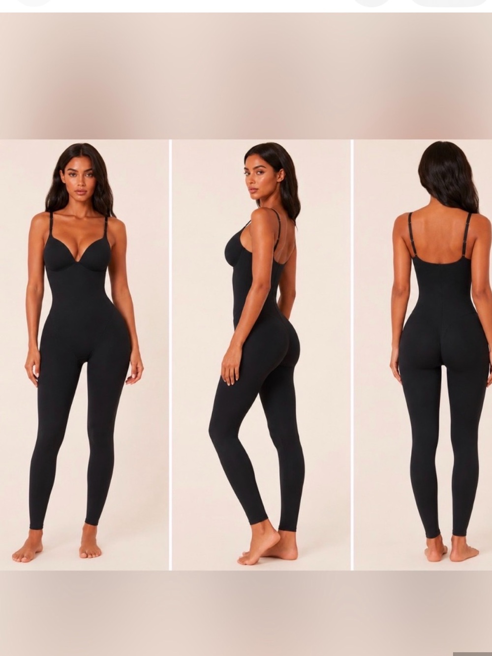 Small Skims ultimate body Butt&Hip enhancing plunge catsuit small nwt $228msrp